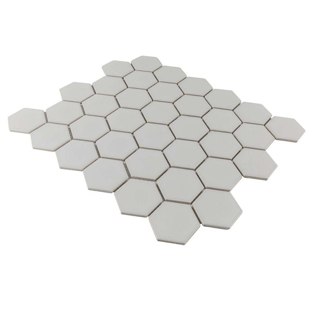 White Matte 2 In Hex - Image 2