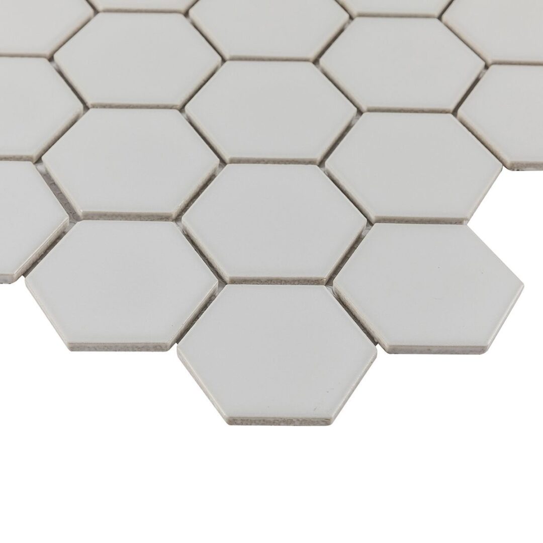 White Matte 2 In Hex - Image 3